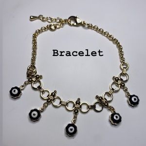 Black Evil Eye Bracelet